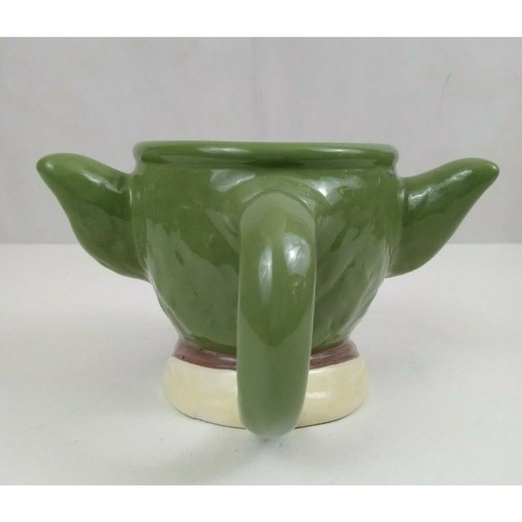 Star Wars Galerie Yoda Sculpted Large 3D Face Return of the Jedi Coffee Cup - Picture 3 of 7